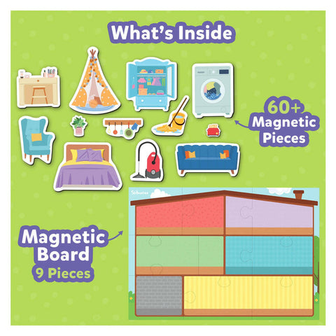 Skillmatics Magnetopia - Design Your Own Home | Interactive Pretend Play Set  Go Science .
