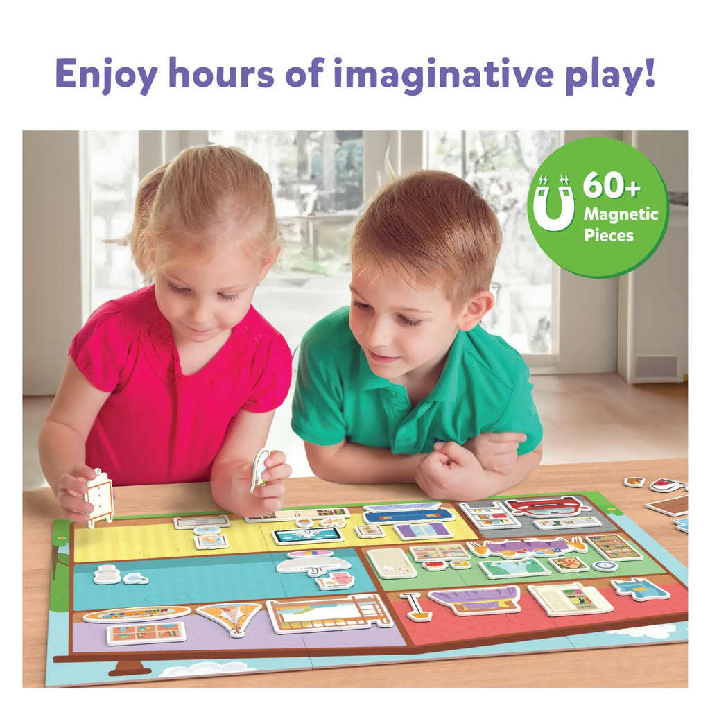 Skillmatics Magnetopia - Design Your Own Home | Interactive Pretend Play Set  Go Science .