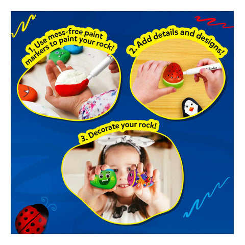 Skillmatics Rock Painting - No Mess Art & Craft Activity  Go Science .