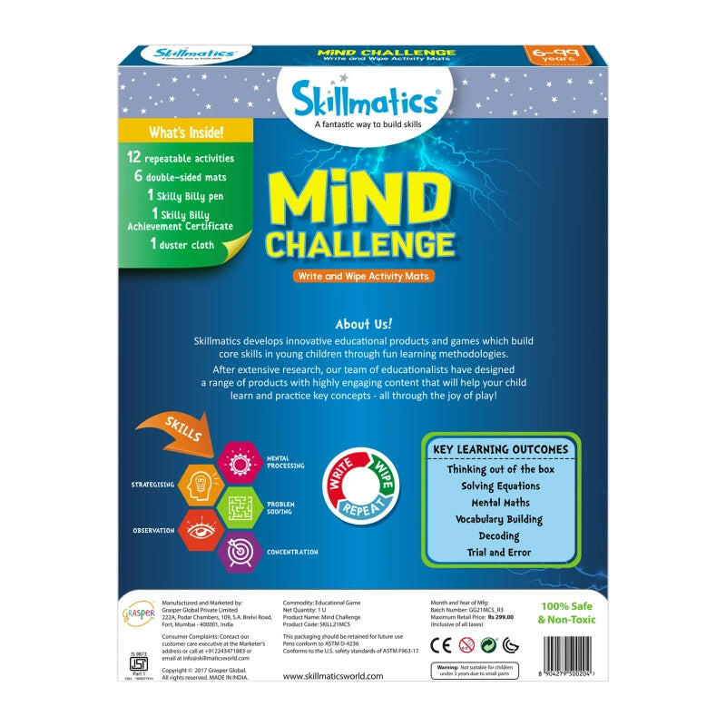 Skillmatics Mind Challenge  Go Science .