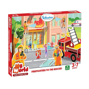 Skillmatics My World-Firefighters To The Rescue, Stem Building Playset & Learning Toy Go Science Image 5