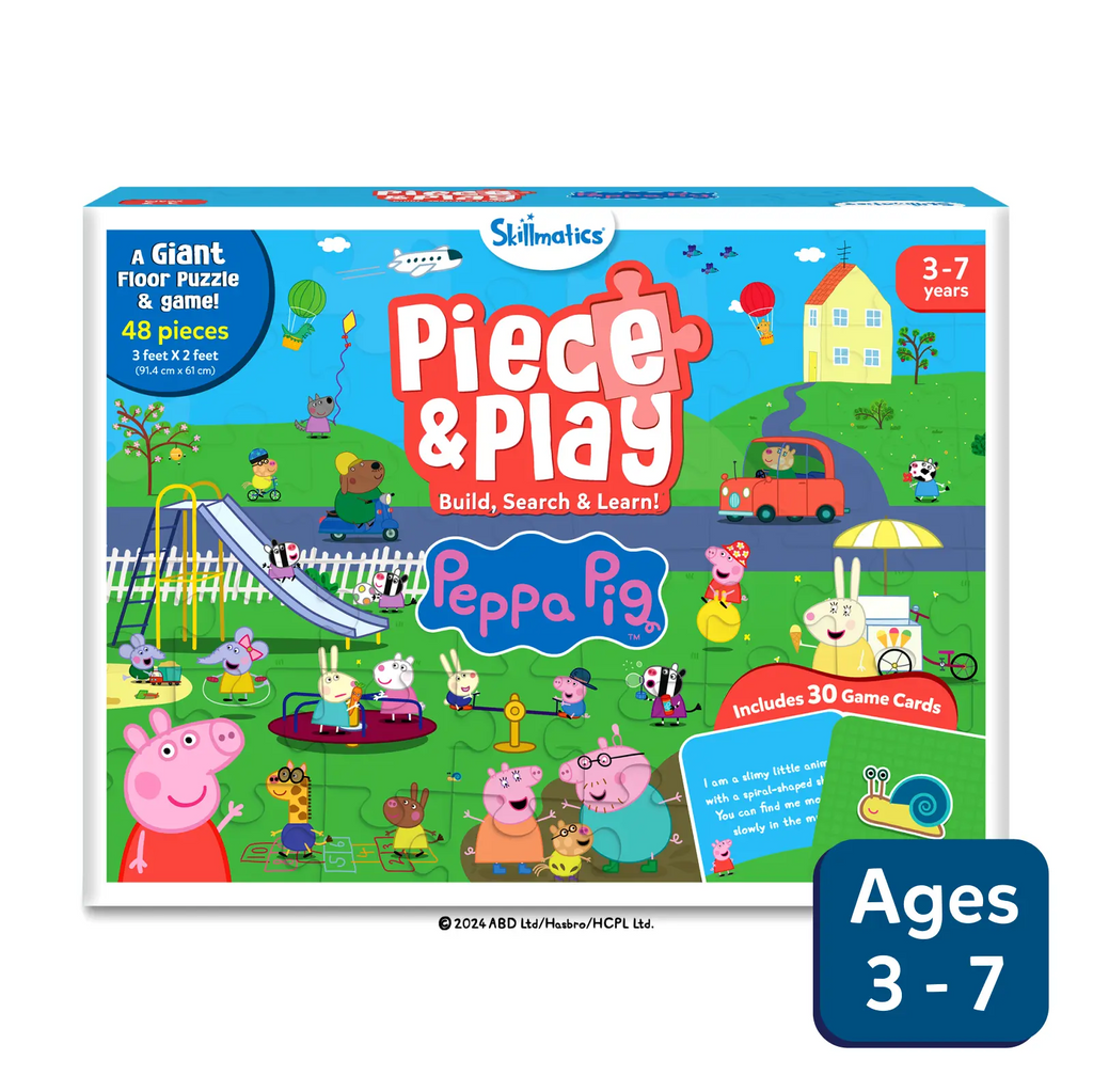 Skillmatics Piece &amp; Play: Peppa Pig | Floor Puzzle Go Science Image 1