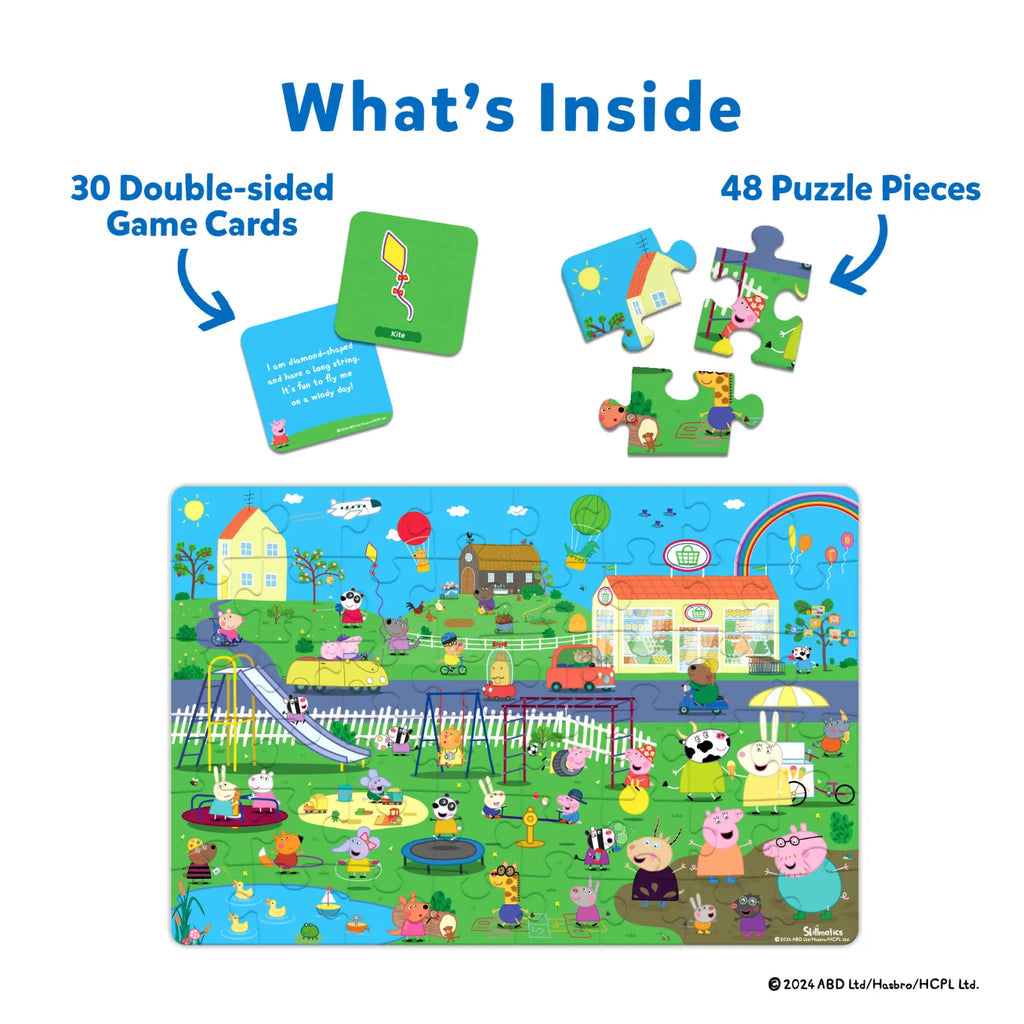 Skillmatics Piece &amp; Play: Peppa Pig | Floor Puzzle Go Science Image 2