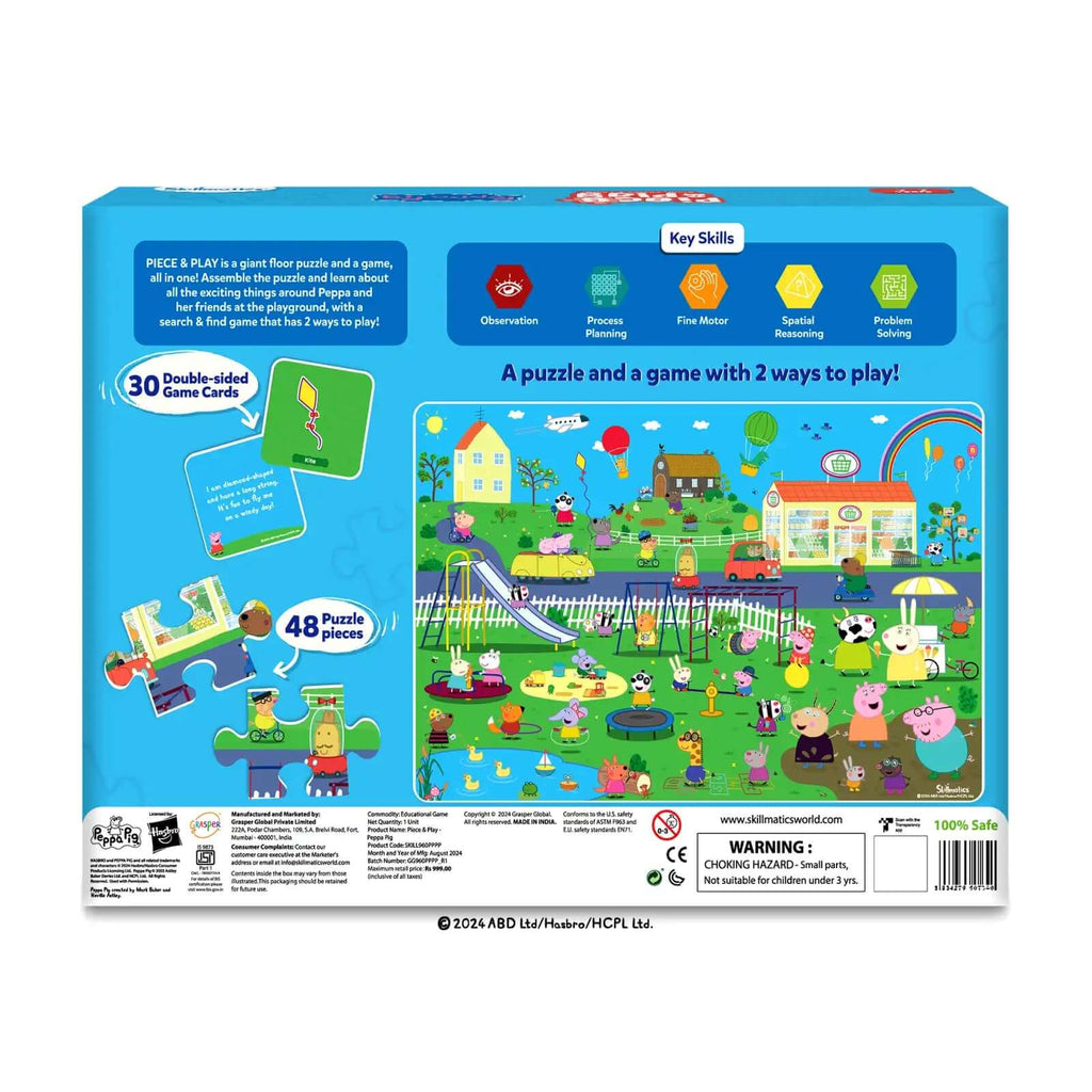 Skillmatics Piece &amp; Play: Peppa Pig | Floor Puzzle Go Science Image 7