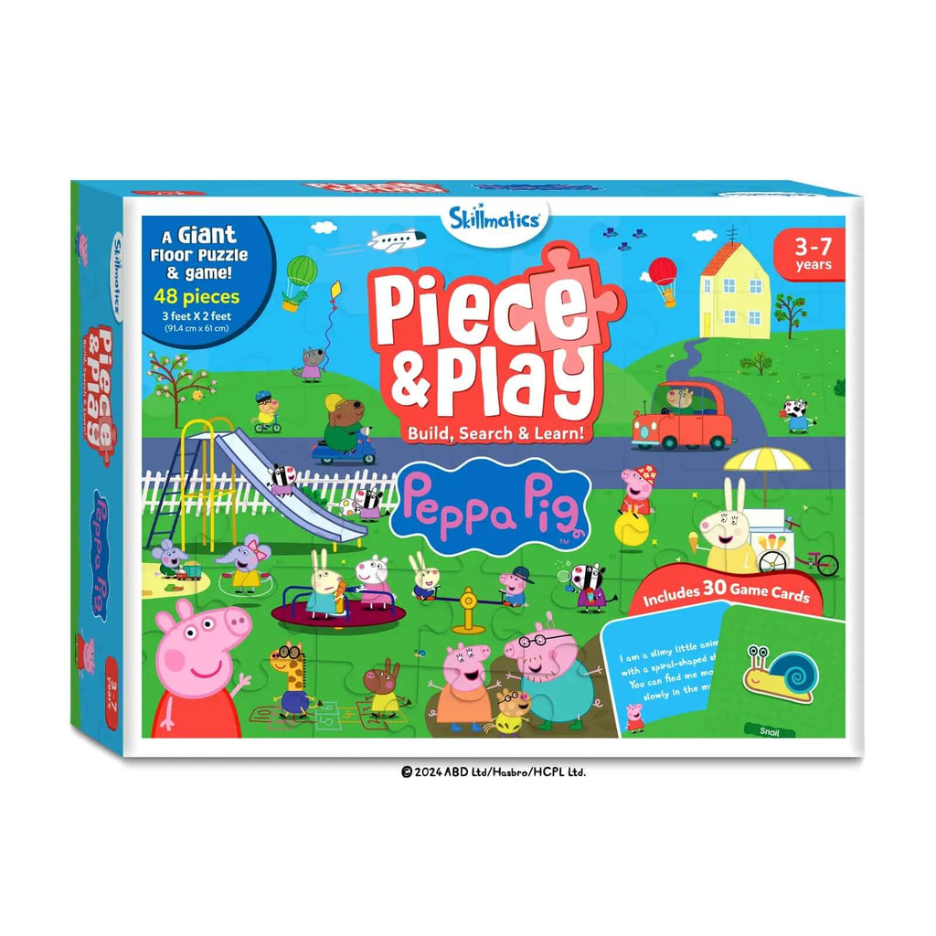 Skillmatics Piece &amp; Play: Peppa Pig | Floor Puzzle Go Science Image 8