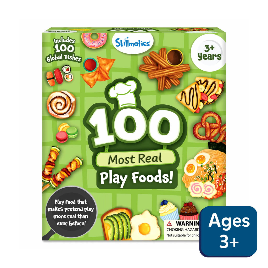 Skillmatics 100 Most Real Play Foods | Play Food for Realistic Pretend Play Go Science Image 1
