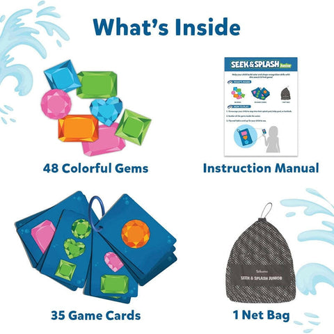 Skillmatics Seek & Splash Junior | Bath time Search and Find Game  Go Science .