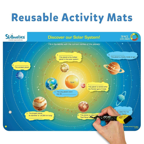 Skillmatics Space Explorers  - Reusable Activity Mats  Go Science .