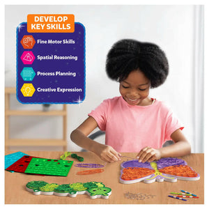 Skillmatics Super Strings: Bugs & Butterflies | String Art  Go Science .