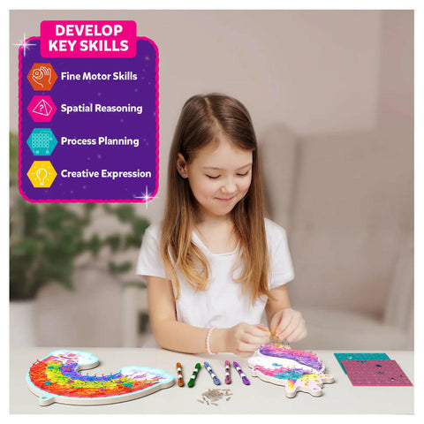 Skillmatics Super Strings Magical Unicorn - String Art  Go Science .