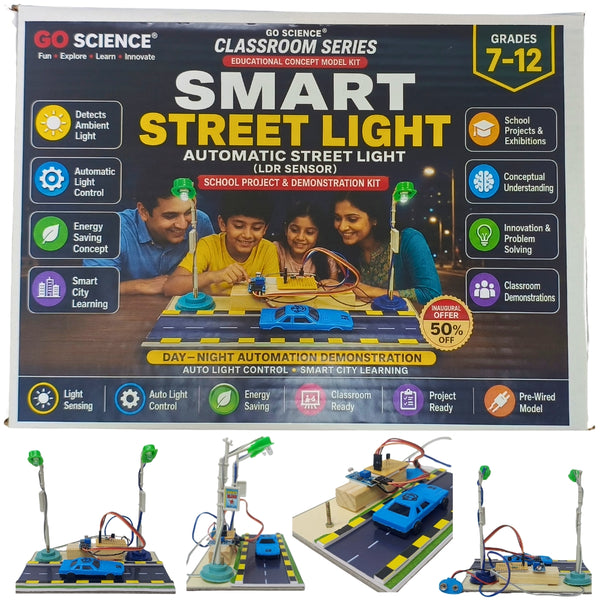 Smart Street Light School Project (LDR Sensor) Automatic Street Light by Go Science Classroom Series