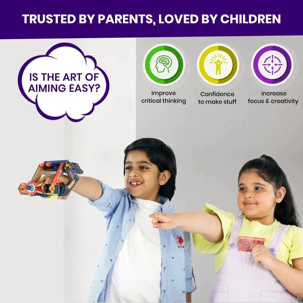 Smartivity Air Blaster  Go Science Air Pressure, Volume & Projectile Concepts.