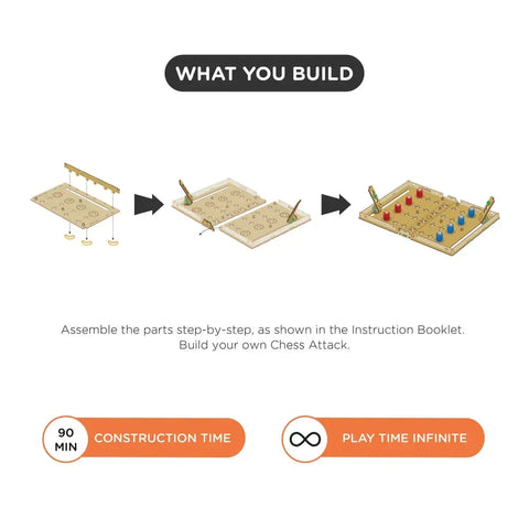 Smartivity Chess Attack  Go Science Explore Elasticity, Simple Machines & Strategy Concepts.