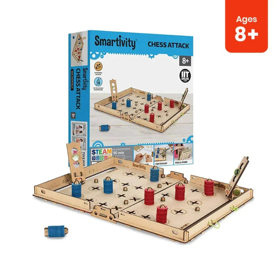 Smartivity Chess Attack  Go Science Explore Elasticity, Simple Machines & Strategy Concepts.