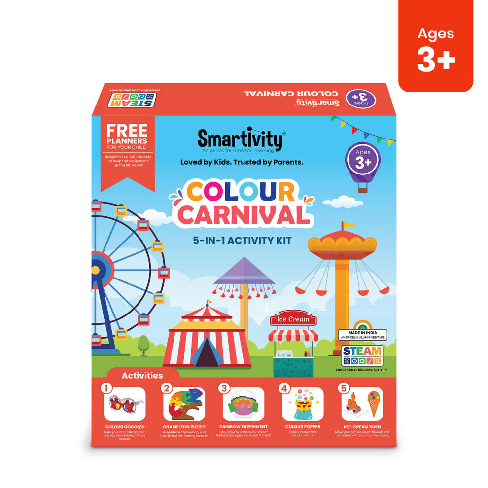 Smartivity Colour Carnival_8 in 1 Activity Kit For kids 3+_Go science_image 1
