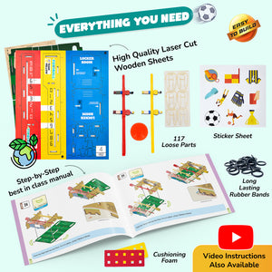 Smartivity DIY Foosball for Kids Ages 6 to 12 Years Go Science Image 5