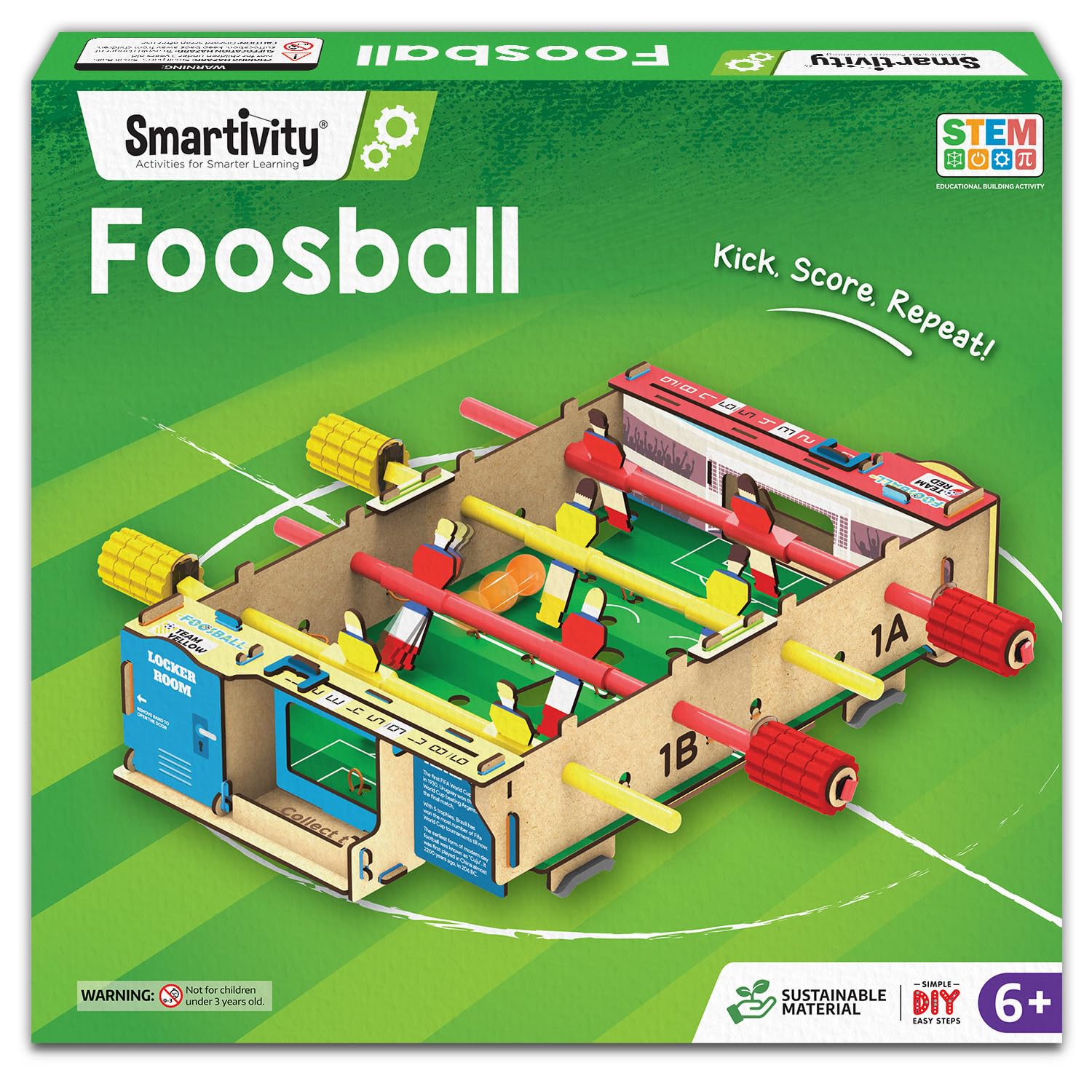 Smartivity DIY Foosball for Kids Ages 6 to 12 Years Go Science Image 7