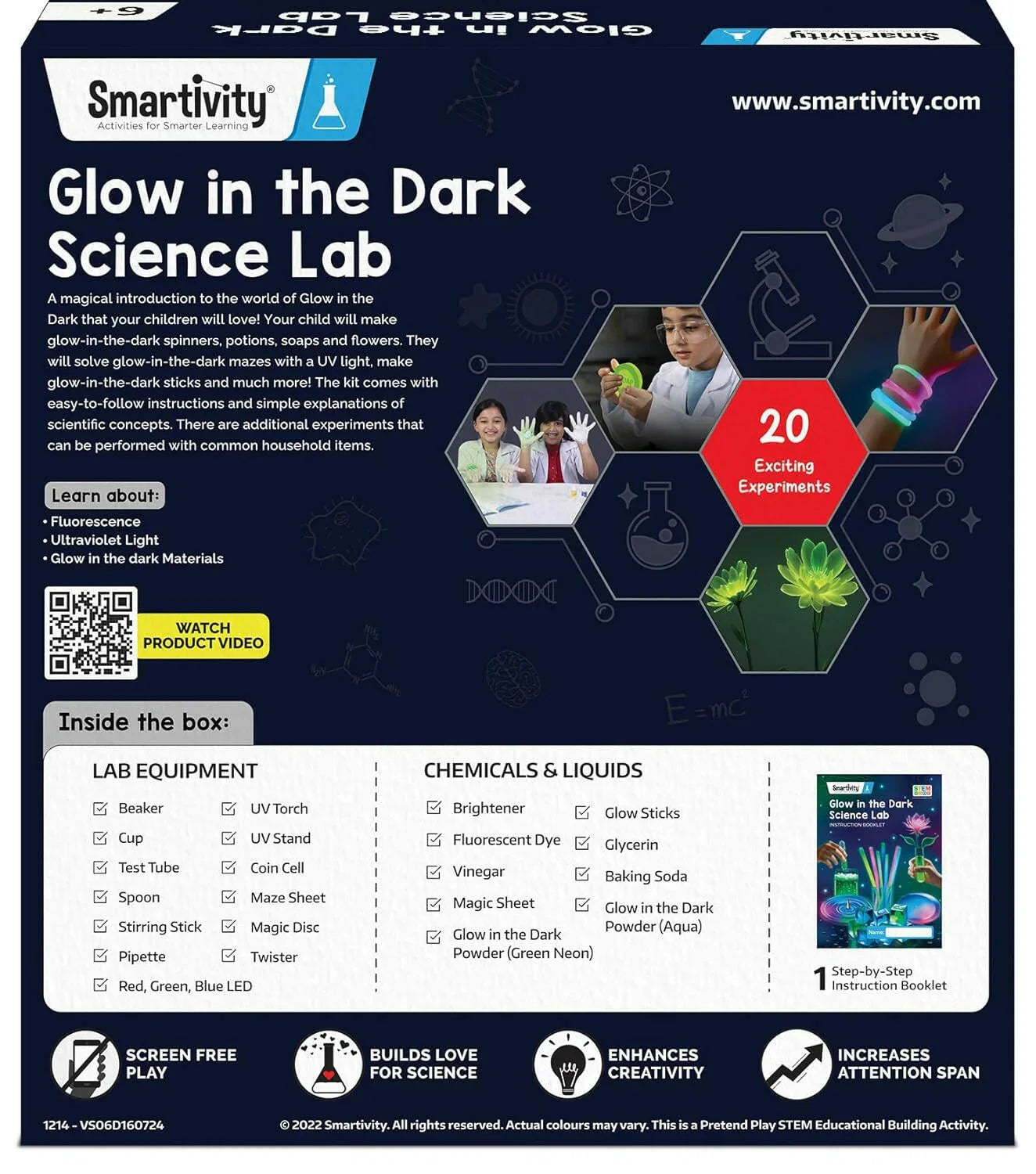 Smartivity Glow in the Dark - Science Lab  Go Science .