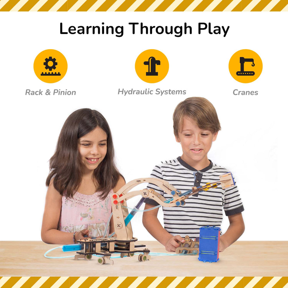 Smartivity Hydraulic Crane STEM Activity Game Kit for Kids 8 to 14 Goscience Image 2