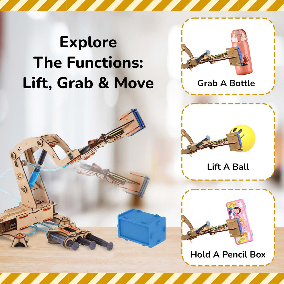 Smartivity Hydraulic Crane STEM Activity Game Kit for Kids 8 to 14 Goscience Image 3