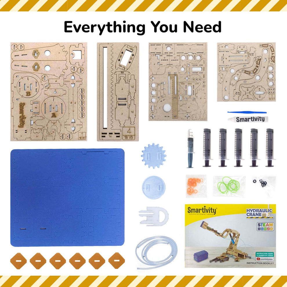 Smartivity Hydraulic Crane STEM Activity Game Kit for Kids 8 to 14 Goscience Image 5