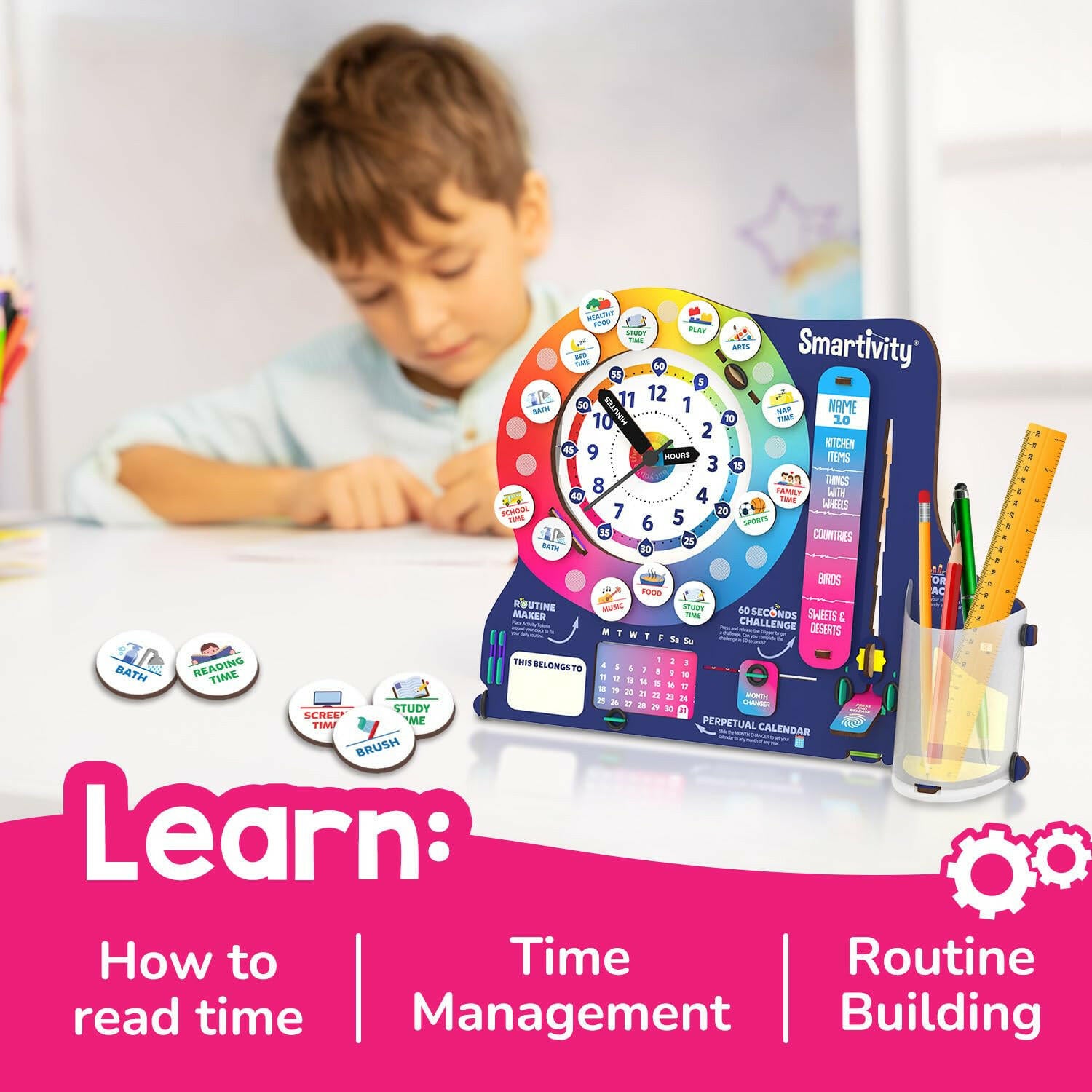 Smartivity Interactive Clock Smartivity  Go Science Goods.