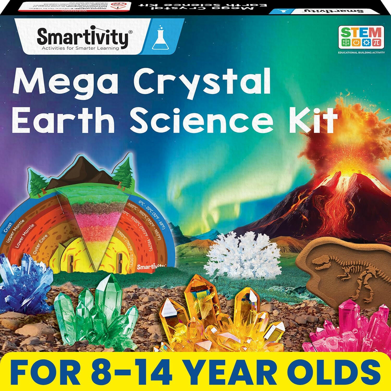 Smartivity Mega Crystal Earth Science Kit Smartivity  Go Science Goods.