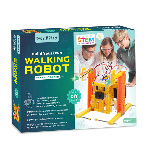 Walking Robot - Build Your Own | DIY STEM Learning Kit -  Itsy Bitsy