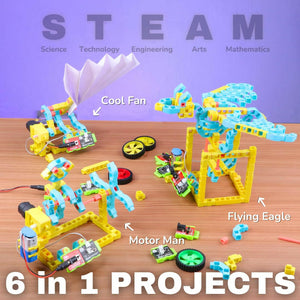 Witblox Fun With Robots Kit - 6 in 1 School Project Set WitBlox  Go Science Goods.