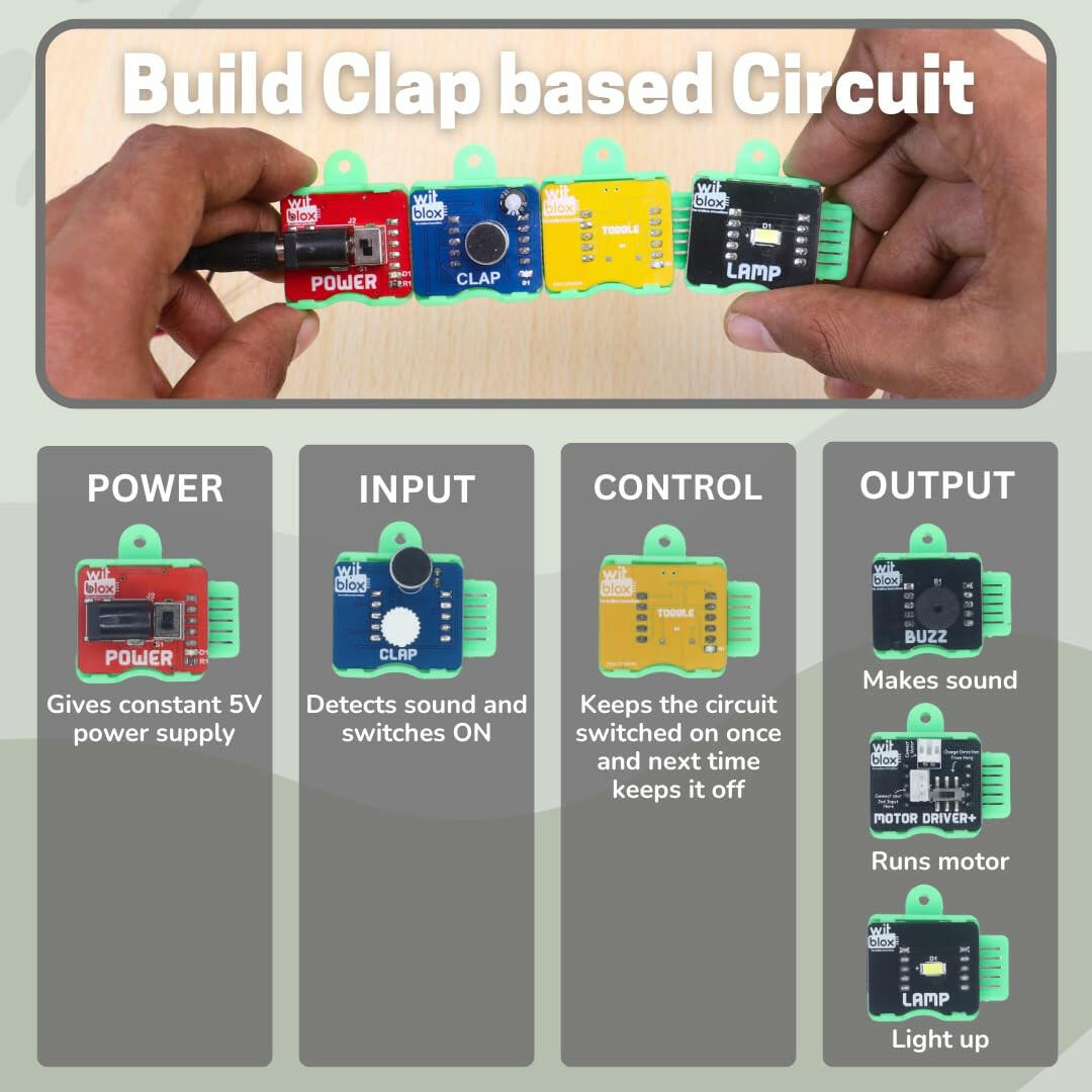 Witblox Mega Robotics Kit Clap Sensor Kit Witblox  Go Science Goods.