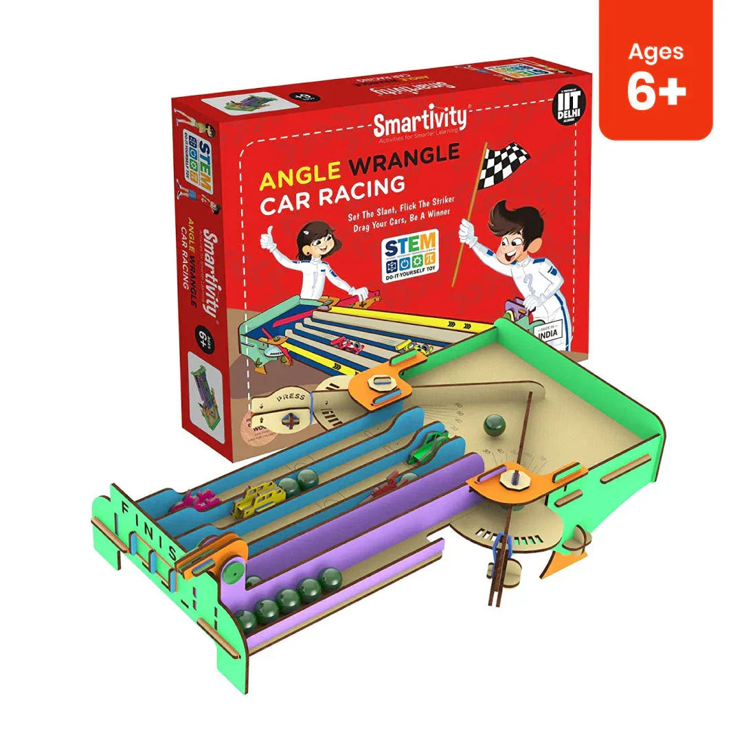 Smartivity Angle Wrangle Car Racing  Go Science Geometry, Motion & Engineering Concepts.