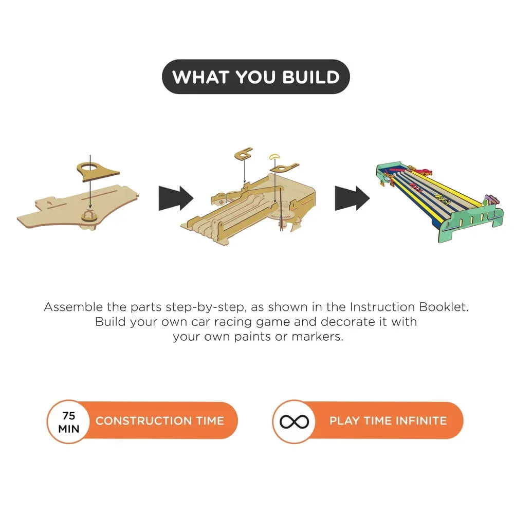 Smartivity Angle Wrangle Car Racing  Go Science Geometry, Motion & Engineering Concepts.