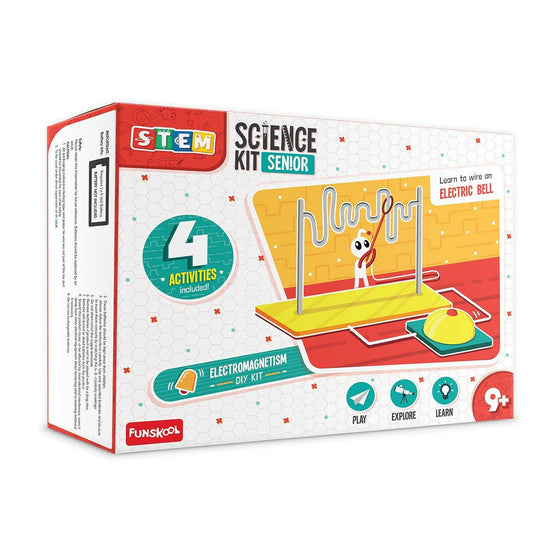 FUNSKOOL (INDIA) LTD STEM Science Kit Senior - Electromagnetism  Go Science Electromagnetism, Circuit & Physics Concepts.