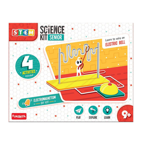 FUNSKOOL (INDIA) LTD STEM Science Kit Senior - Electromagnetism  Go Science Electromagnetism, Circuit & Physics Concepts.