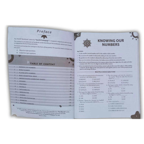 Saarthi Pedagogy Grade 6 Maths NCERT Workbook  Go Science Goods.