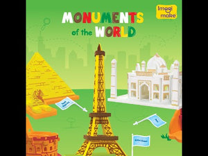 Imagimake Monuments of the World Mapology  Go Science DIY | ACTIVITY KIT | AGE 5+ | WORLD MONUMENTS MAKING.