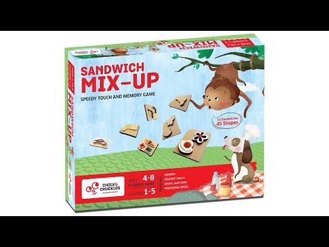 Chalk and Chuckles Sandwich Mix Up memory game Video