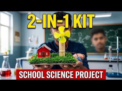 Video of Windmill Generator School Project (2-in-1 Wind turbine) Go Science Classroom Series