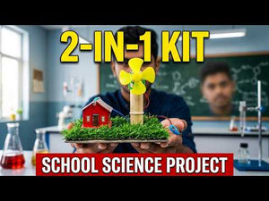 Video of Windmill Generator School Project (2-in-1 Wind turbine) Go Science Classroom Series
