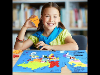 Imagimake World with Flags & Capitals Mapology  Go Science Goods.