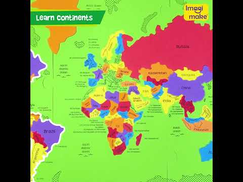 Imagimake Mapology World - World Map Puzzle  Go Science Goods.
