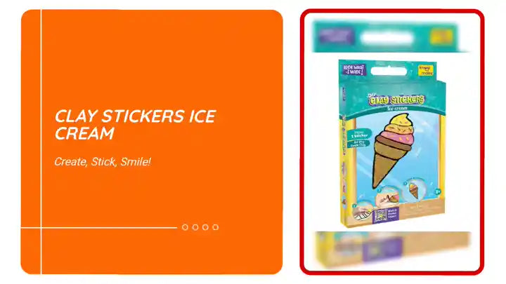 Clay Stickers Ice Cream by@Outfy