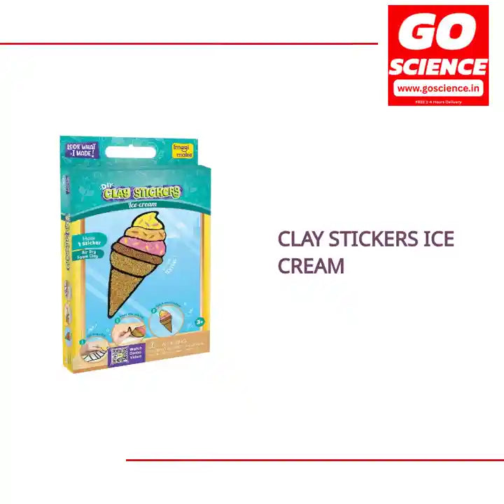 Clay Stickers Ice Cream by@Outfy