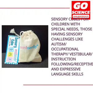 Sensory Cubes for Children with Special Needs, those having sensory challenges like Autism/ Occupational therapy/ Vestibular/ Instruction following/Receptive and Expressive language skills by@Outfy
