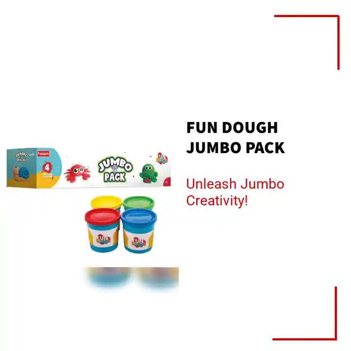 Fun Dough Jumbo Pack by@Outfy