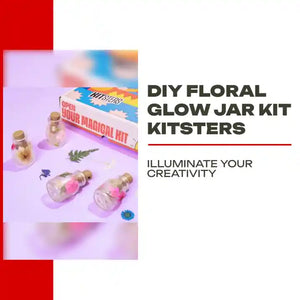 DIY Floral Glow Jar Kit Kitsters by@Outfy