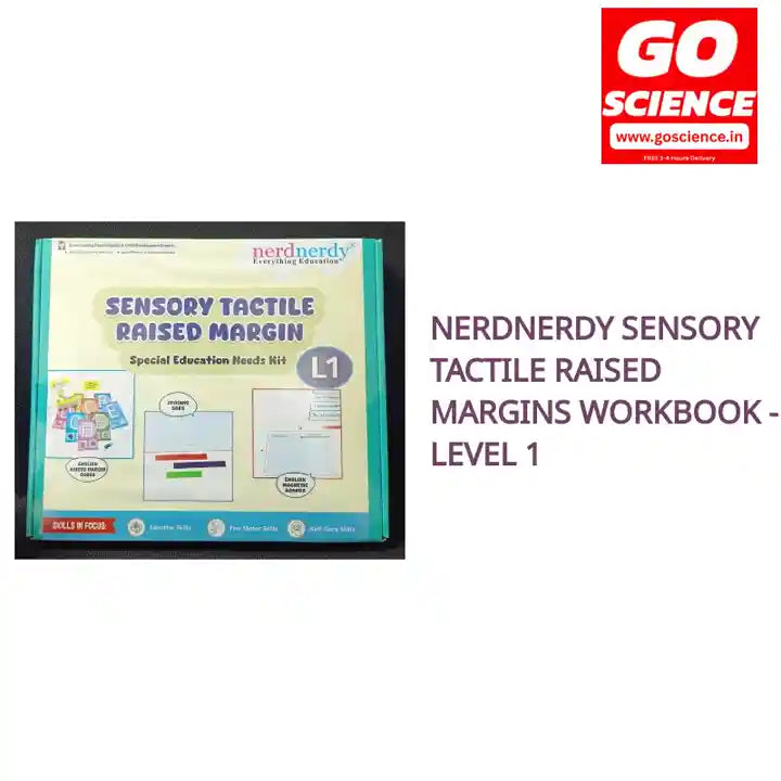 NerdNerdy Sensory Tactile Raised margins Workbook - Level 1 by@Outfy