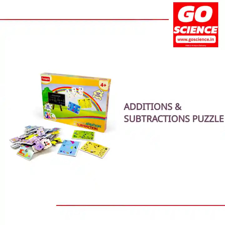 Additions &amp; Subtractions Puzzle by@Outfy