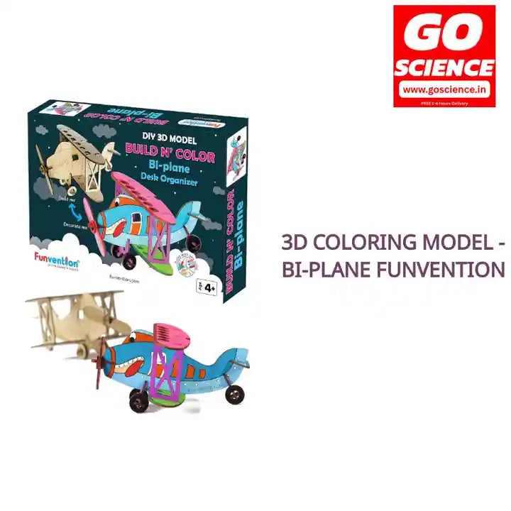 3D Coloring Model - Bi-Plane Funvention by@Outfy