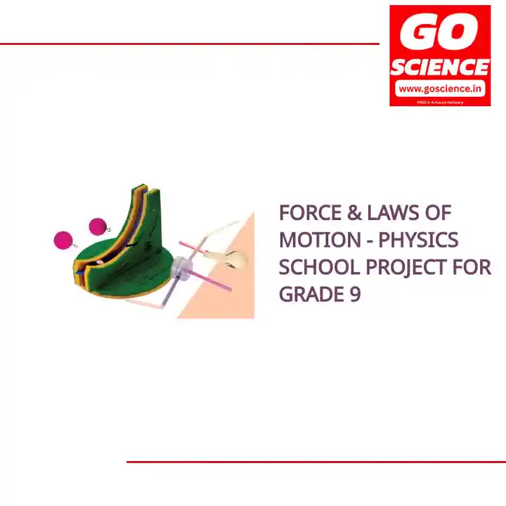 Force &amp; Laws of Motion - Physics School Project for Grade 9 by@Outfy